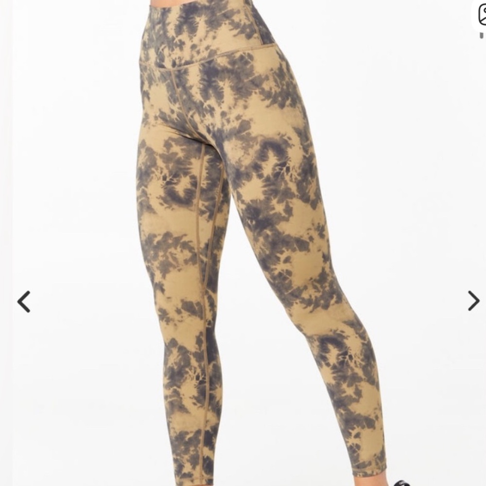 Varley Flaxen Tie Dye High-Rise Leggings